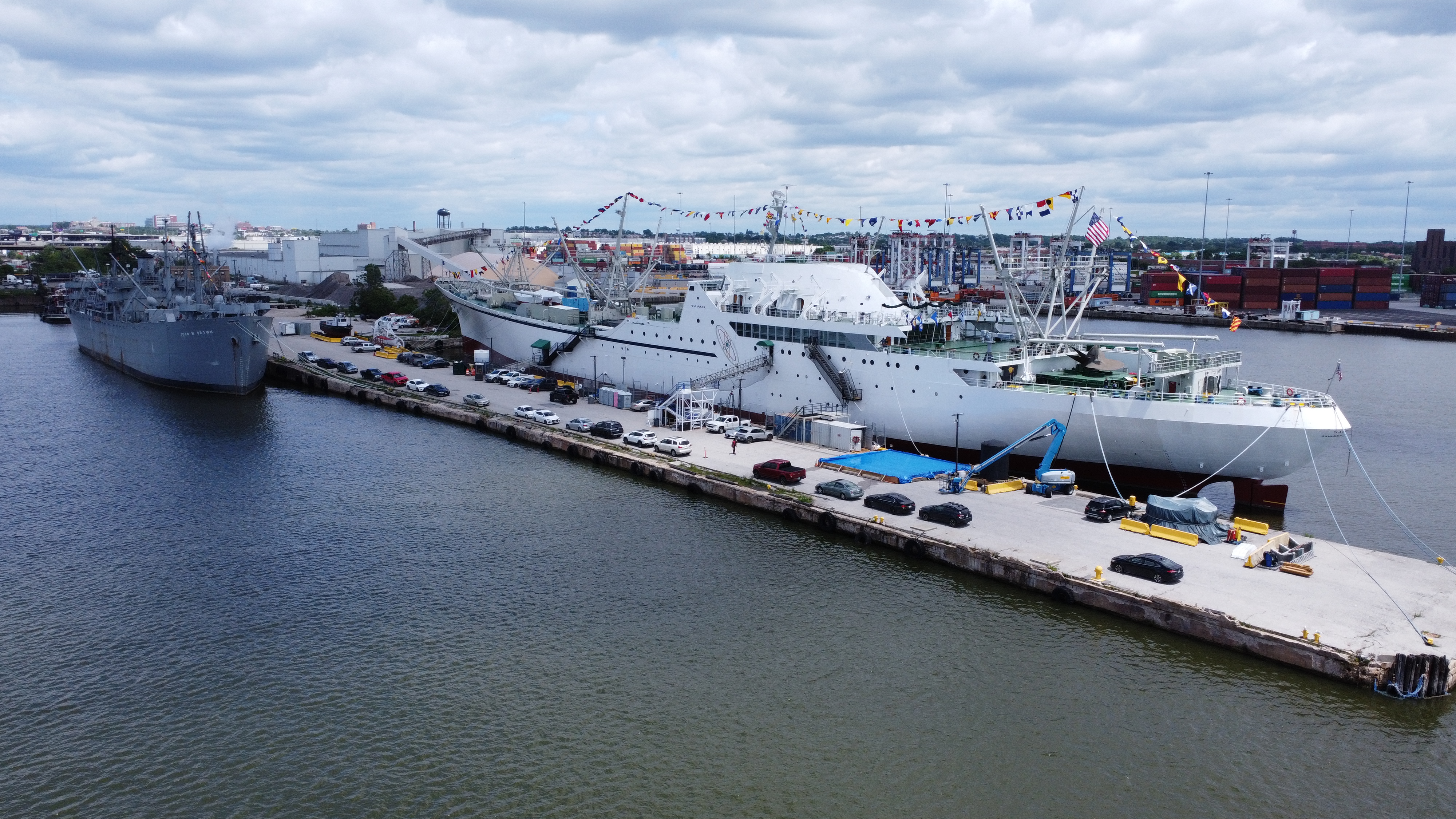 Nuclear Ship Savannah, Pier 13 Canton Marine Terminal 